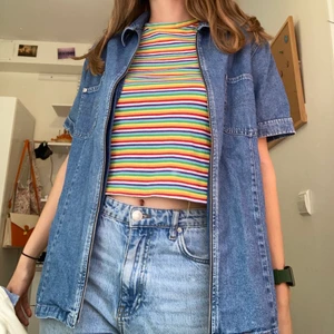 Jeans-skjorta - Fin skjorta köpt secondhand som är lite för stor! 💙