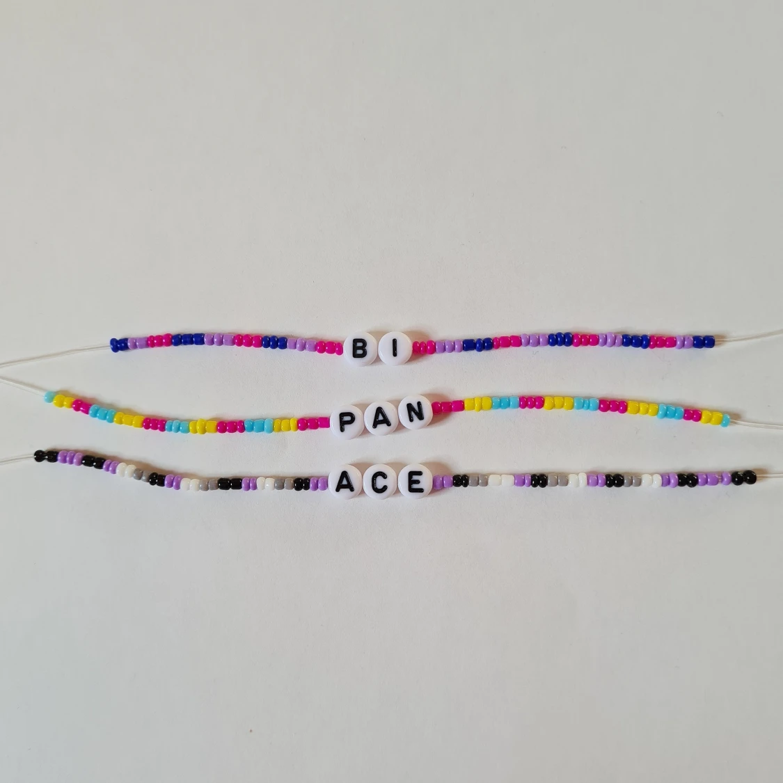 Lgbtq armband (Bi, Pan, Ace)