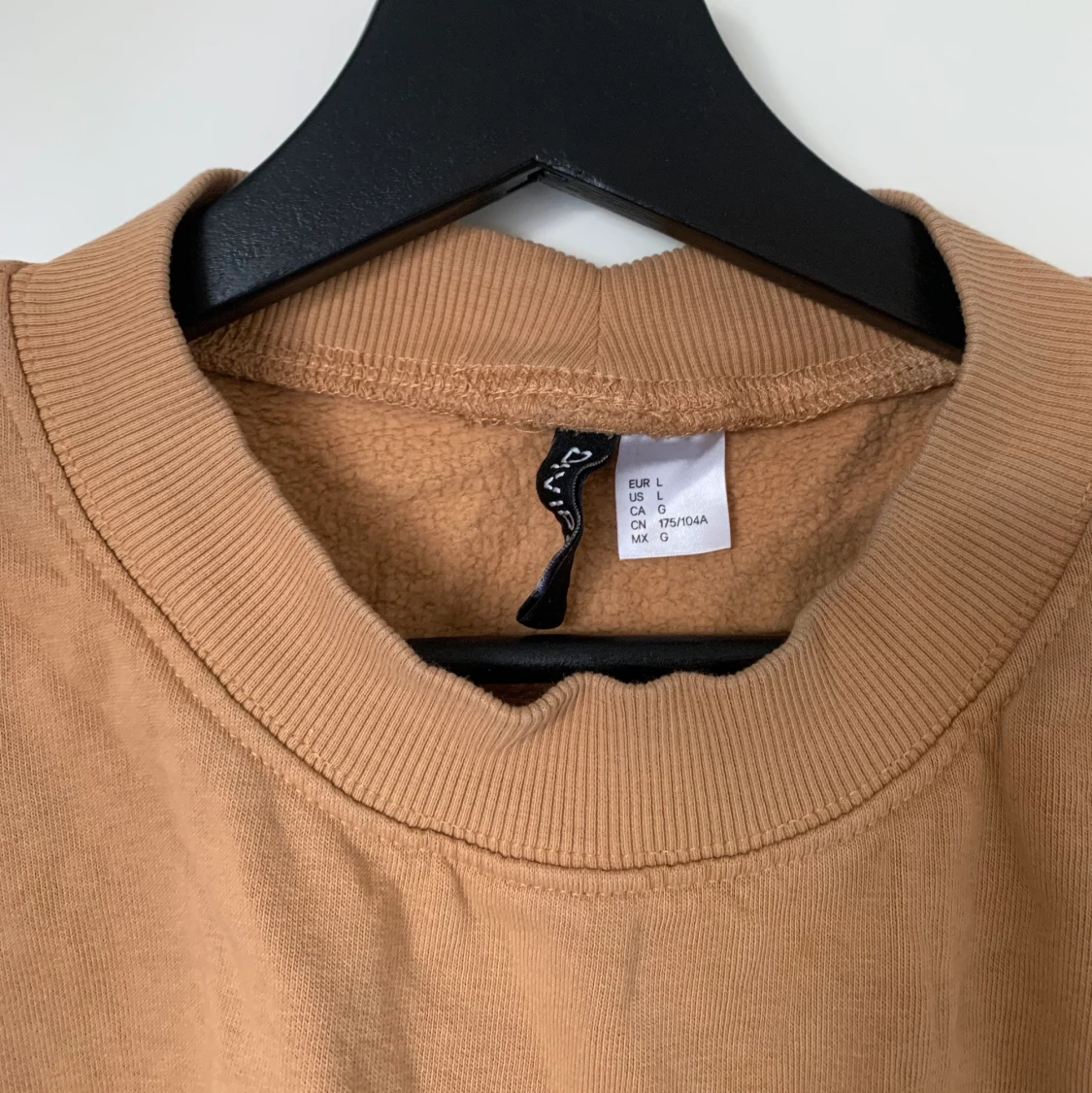 Brun croppad tröja - 90