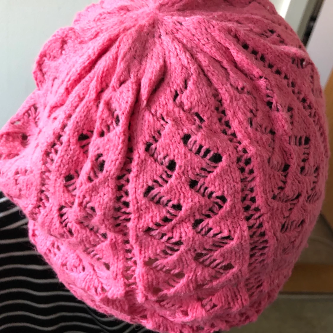 Stickad mössa 💗 - 91