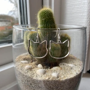 Katt örhängen  - 🐱💗