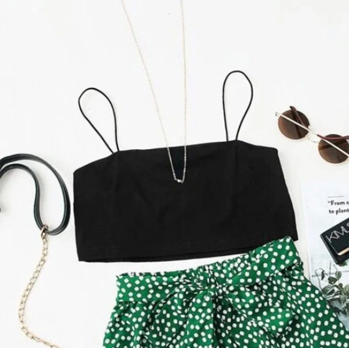 Svart topp från shein 