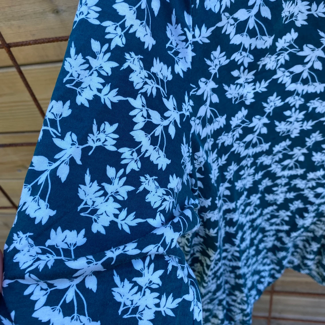 Grönblommig blus - 91