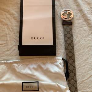 Gucci bälte storlek 90, skick 9/10 box och påse medföljer, pris 1500kr