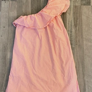 Red and White Striped Off the shoulder short dress  - Description: Red and White striped off the shoulder short dress  Size: XS Material: 100 % COTTON  Condition: Good