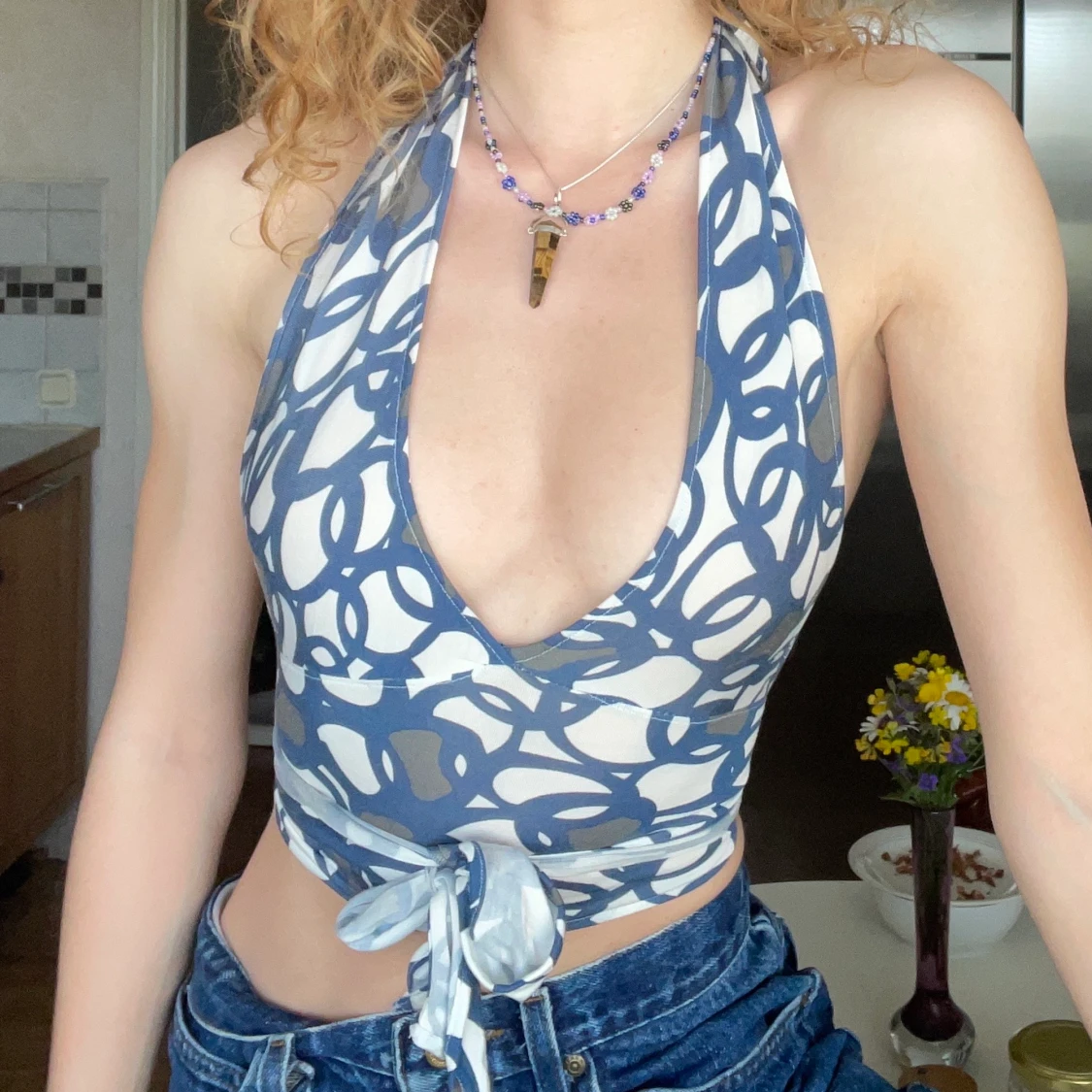 Söt egensydd topp från scratch.  - 91