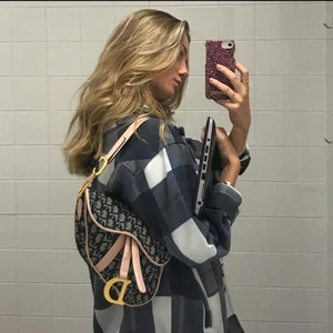 Rutig jacka!  - Blå vit rutig jacka från förra hösten! 