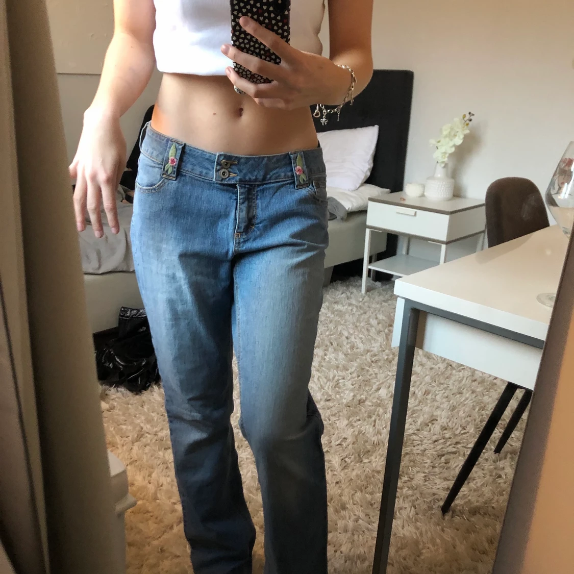 Lågmidjade jeans storlek 36 - 91