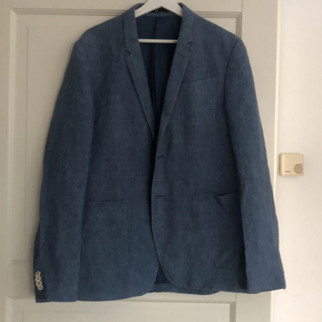 Oversized klarblå kavaj!