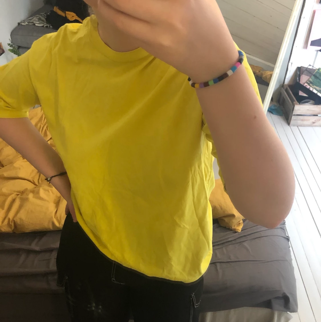 Gul oversized T-shirt 💛💛💛 - 90