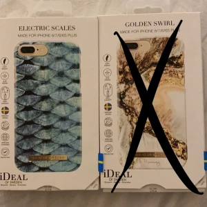 Iphone 6/7/8 plus skal - Ideal of sweden skal till ex iphone 8 plus. Använda men i gott skick. Det blåa skalet har diskreta slitnigar på trycket. Pruta på, vill bli av med de! Köpare står för frakt 