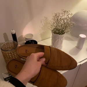 Loafers utan häl - Loafers sparsamt använda. 