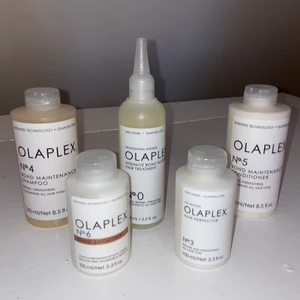 Olaplex produkter - Säljer dessa olaplex produkter då jag råkat göra två beställningar och hann inte skicka tillbaka i tid. Köp antingen allt i ett kit eller en produkt. Köp en produkt för 250 (ord över 315 per produkt) eller hela kitet för 1000kr. Frakt tillkommer. Nummer 4, 5 och 6 är sålda.