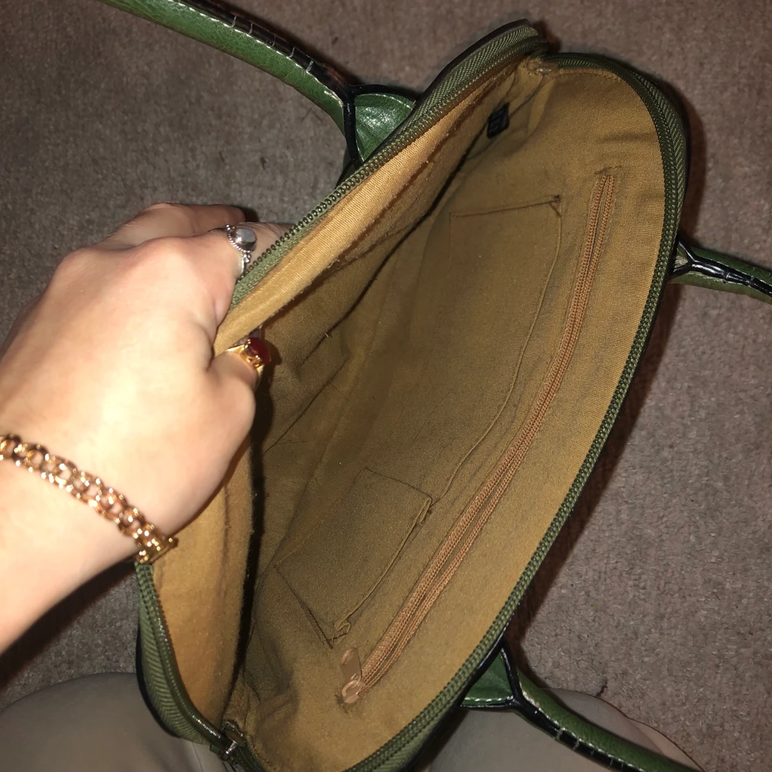 Grön handväska  - 91