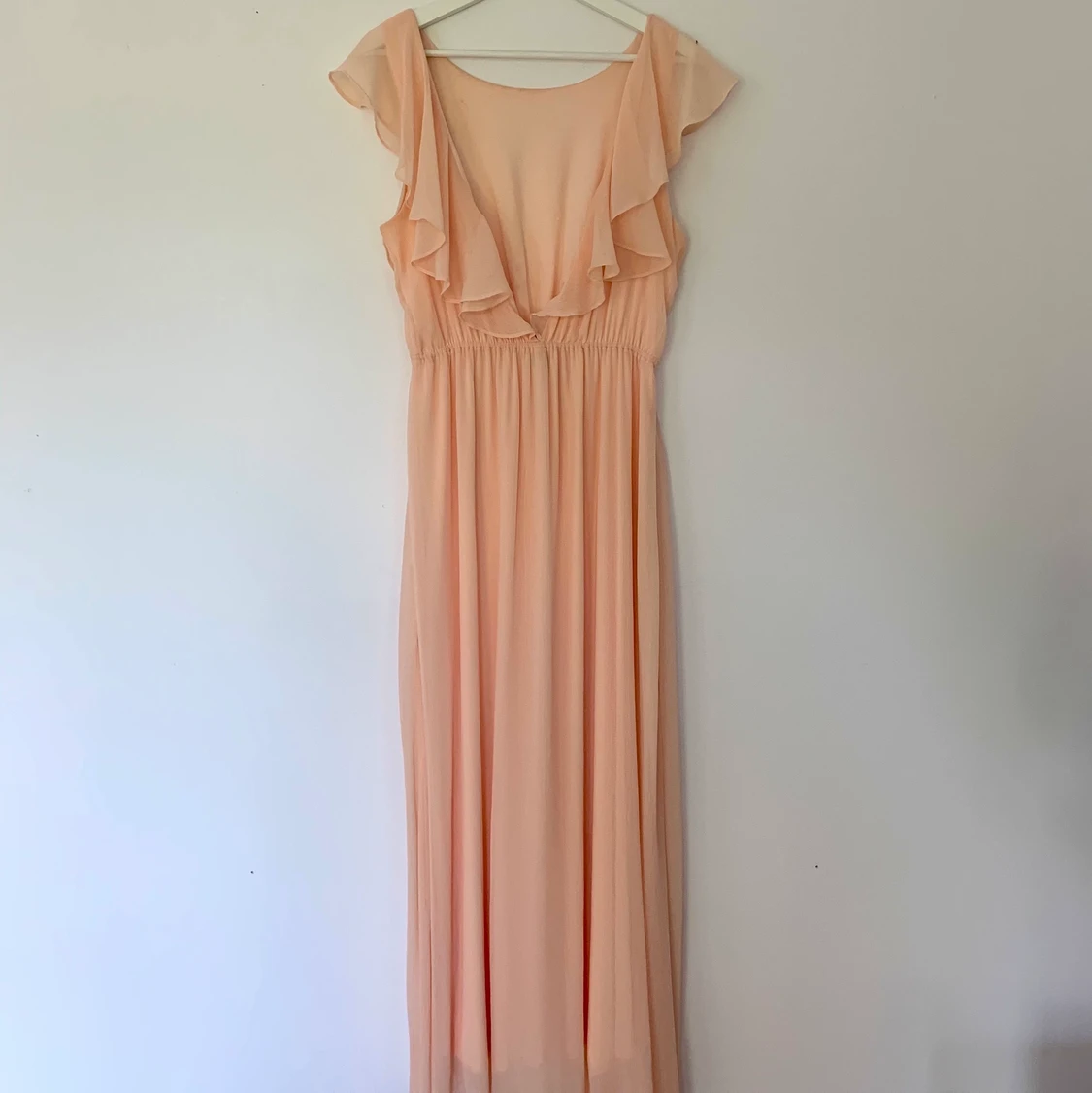 Aftonklänning/ nyskick/ stl 42/ långklänning/ pastell - 91