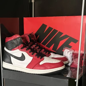 Jordan 1 high satin snake - 🎸Jordan 1 high satin snake 🎸🥂Storlek 44,5🥂🦋Box samt tre skosnören tillkommer 🦋✅Svarar gärna på frågor eller skickar fler bilder ✅📦Kan fraktas eller mötas upp i Stockholm 📦🌸Pris kan diskuteras vid snabb affär 🌸