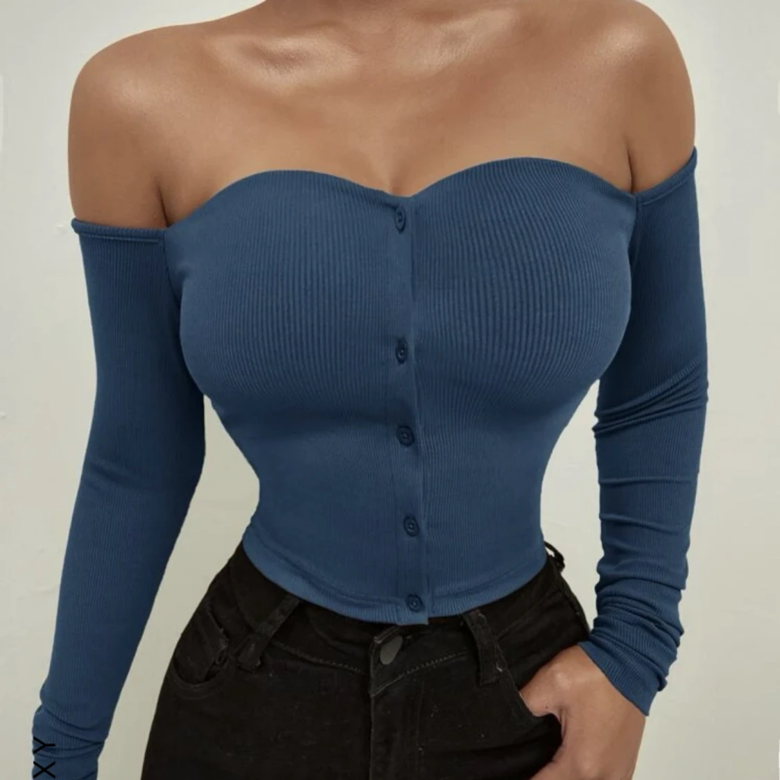 Offshoulder topp