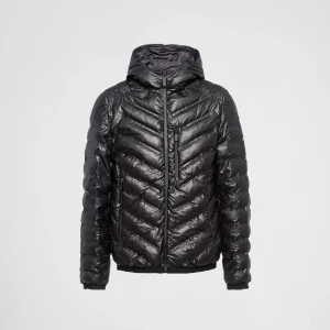 PRADA Nylon Hooded Puffer  - PRADA Nylon Hooded Puffer  Size Medium https://www.prada.com/se/en/p/light-nylon-hooded-puffer-jacket/SGB271_1T2Y_F0002_S_202