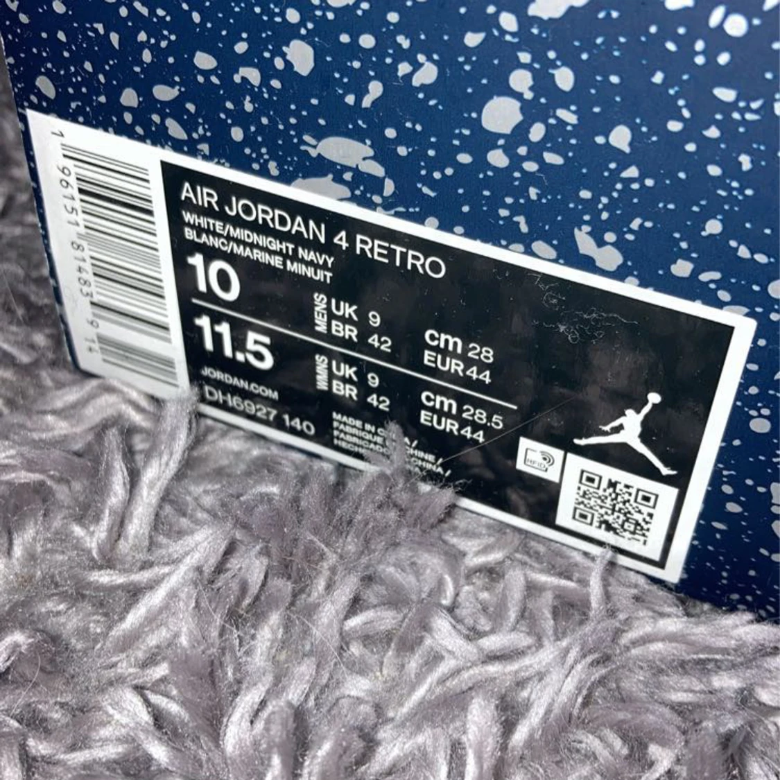 Jordan 4 midnight navy  - 91