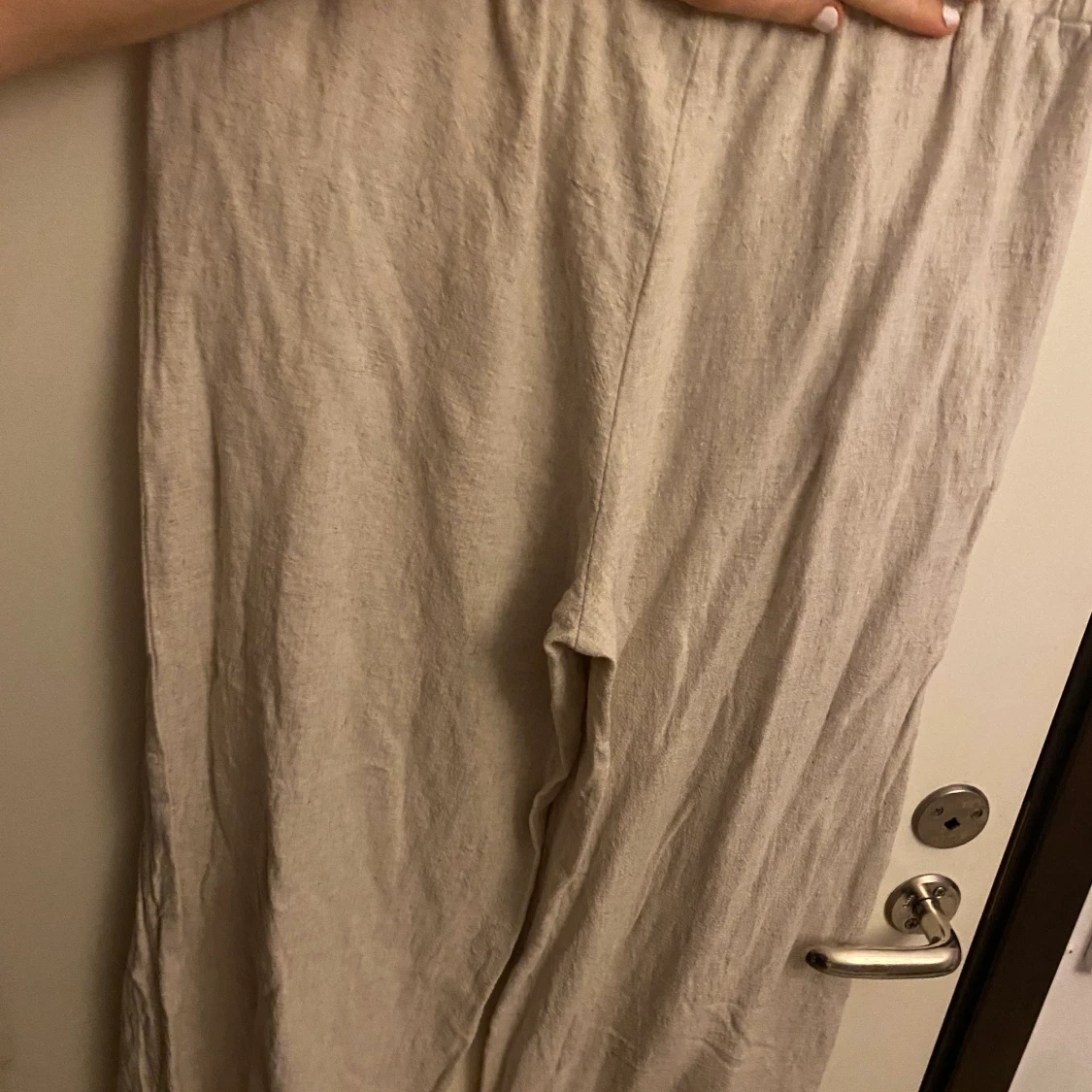 Linnebyxor i storlek M - 91