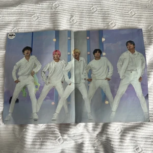 Txt poster  - Säljer en txt poster från Julia magazine, finns Oliva Rodrigo på baksidan, priset är 20kr plus frakt!