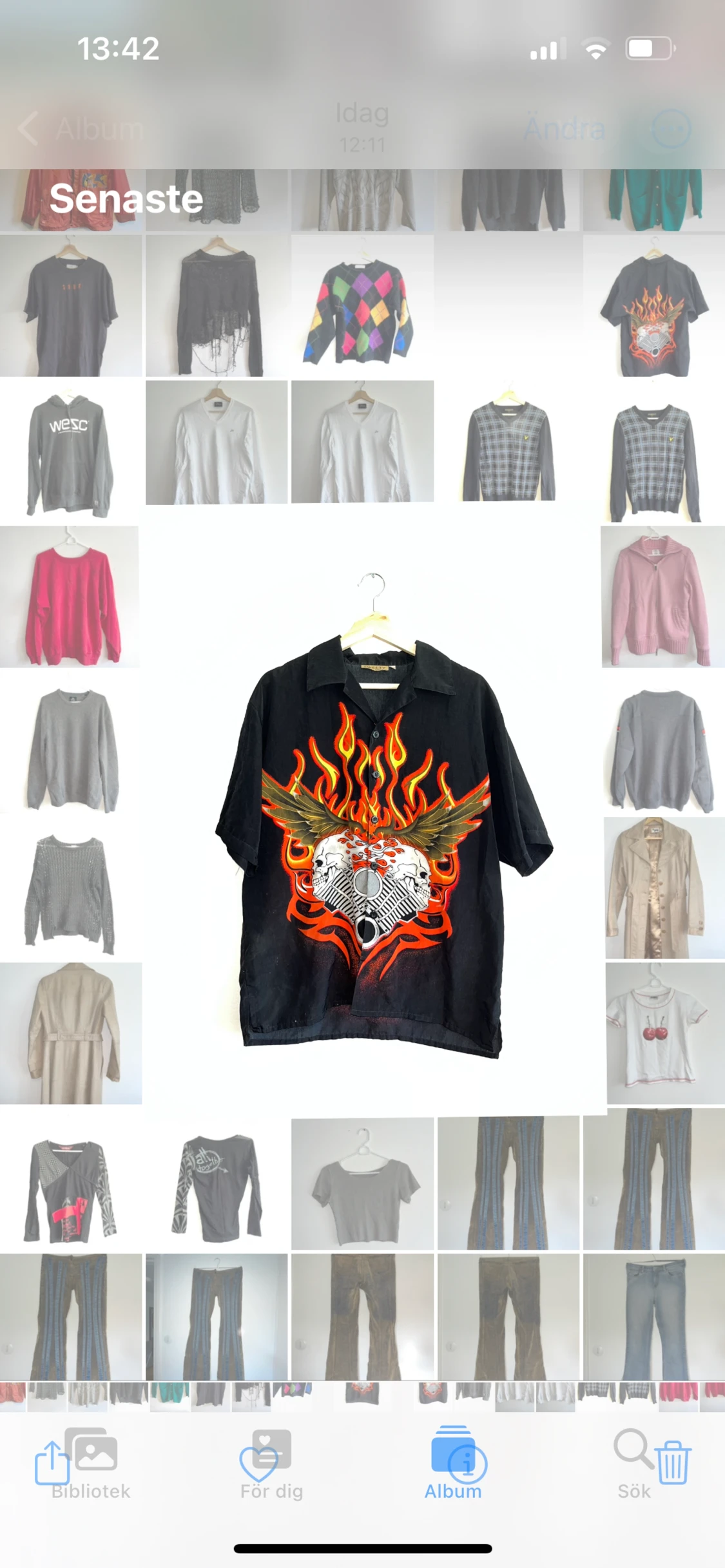 cool kortärmadskjorta