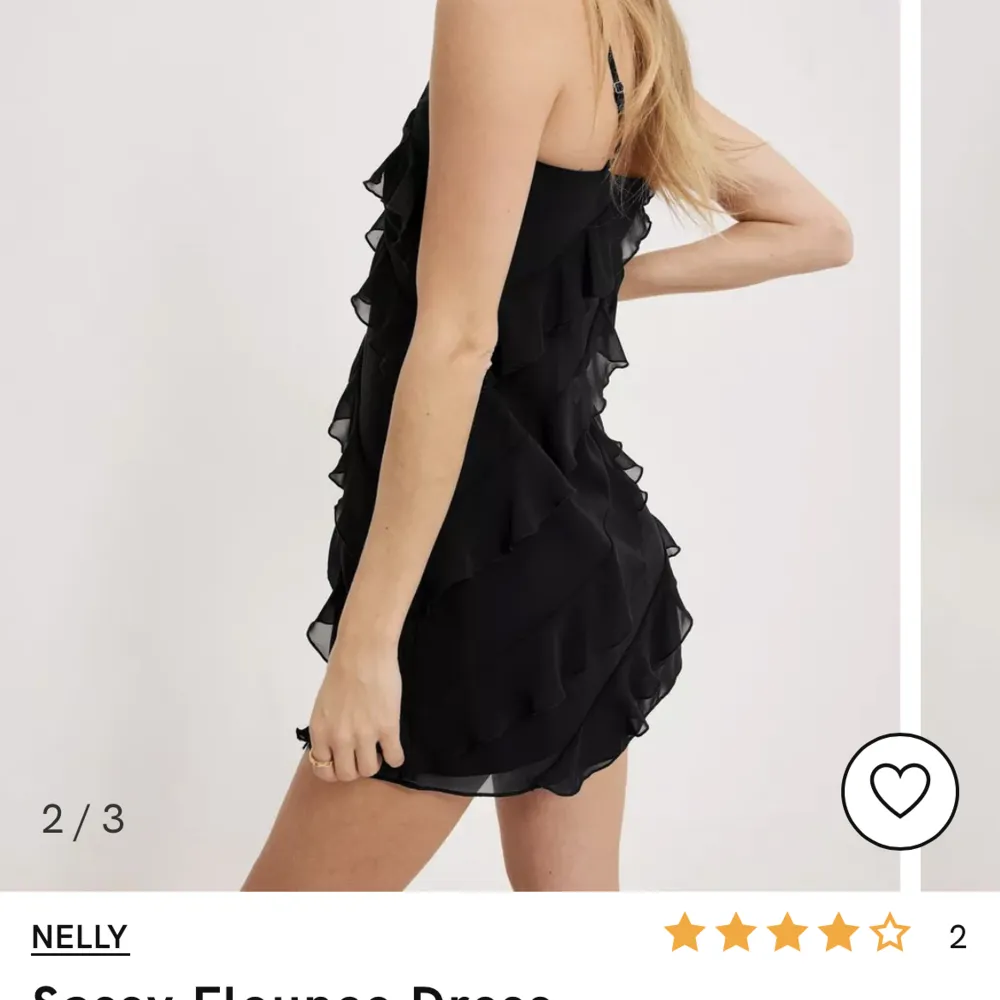 Säljer min populära klänning från Nelly då den inte kommit till användning. Klänningen är oanvänd med prislapp kvar. . Klänningar.