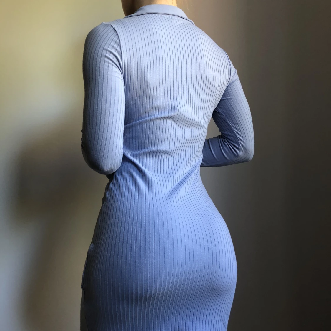 Långärmad klänning 