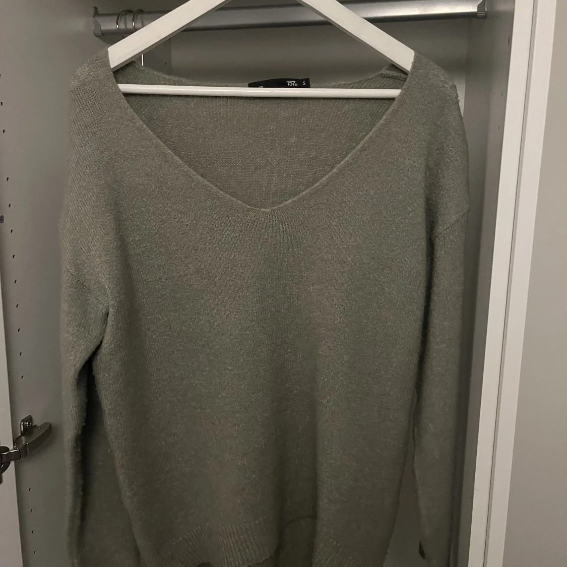 Grön stickad tröja