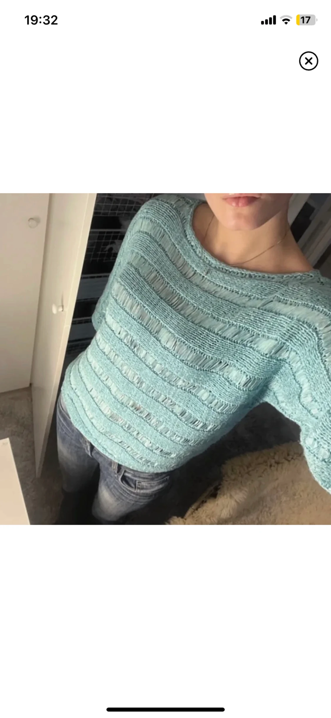 Trekvartslång tröja 