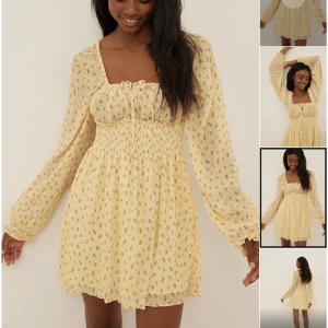 Nelly klänning - Hej, köpte denna klänningen förra sommaren och har bara kommit till användning 1 gång då den va förstor när jag fick hem den, klänningen är slut såld på hemsidan, köpte för 649kr