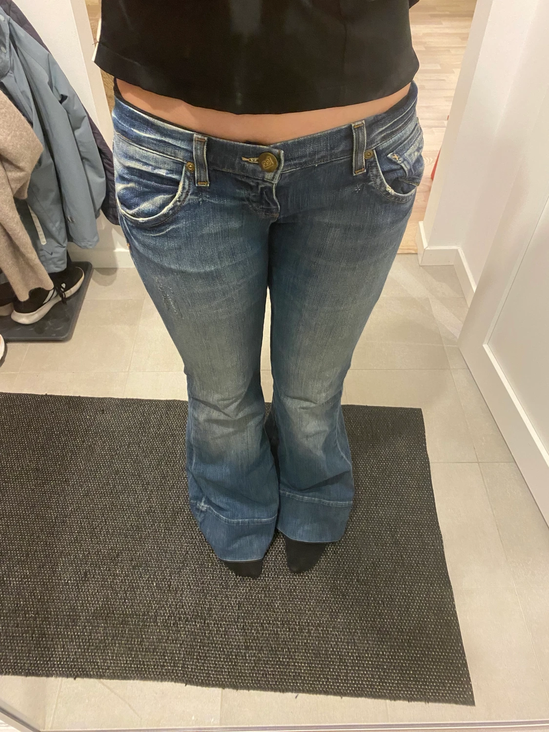 Lågmidjade jeans