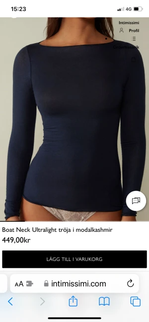 Intimissimi tröjor - Jag har 2 intimissimi tröjor som jag ej är så intresserad av, använda väldigt sällan. köpta för ca 450 kr st men säljer båda för 600 eller en o en för 350 kr
