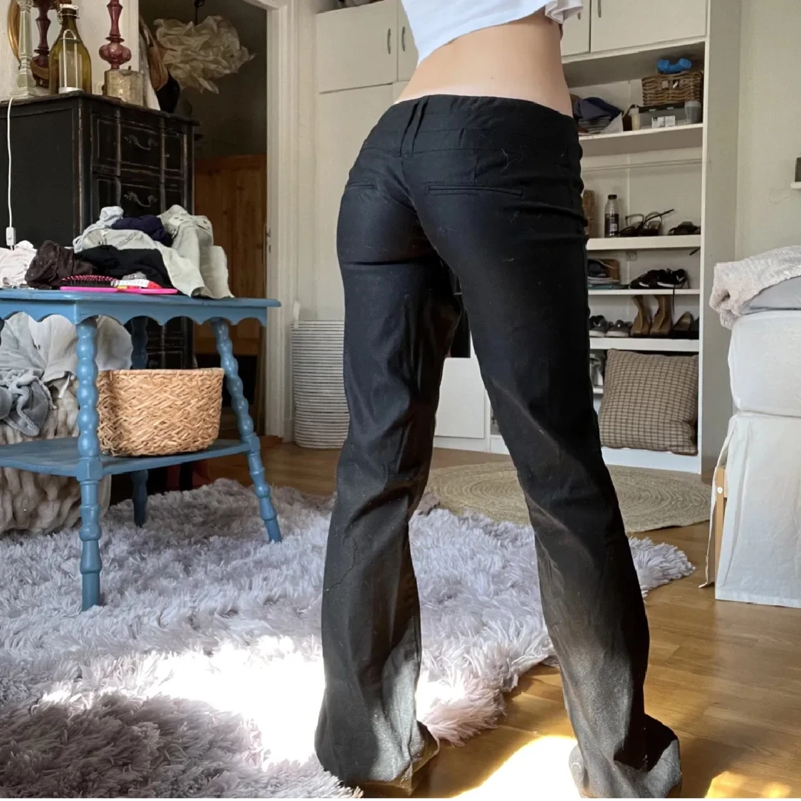 Lågmidjade kostymbyxor - 90