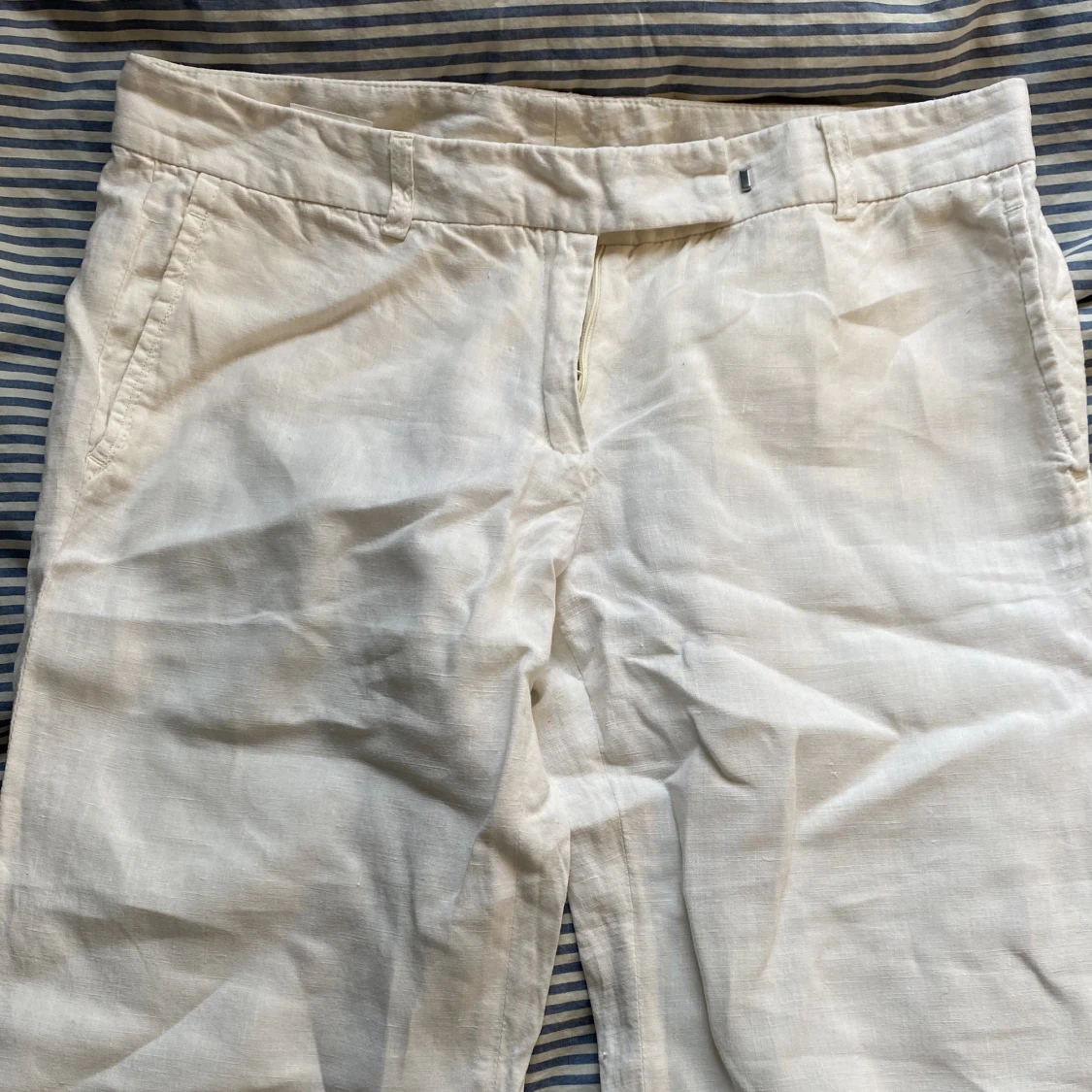 Lågmidjade linnebyxor - 90