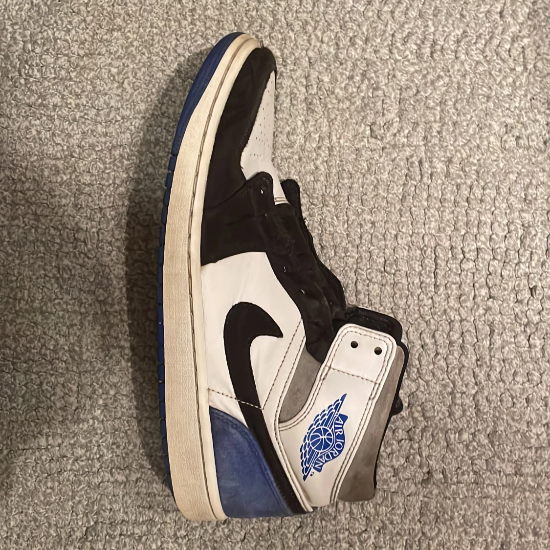 Jordan mids blue mocka 