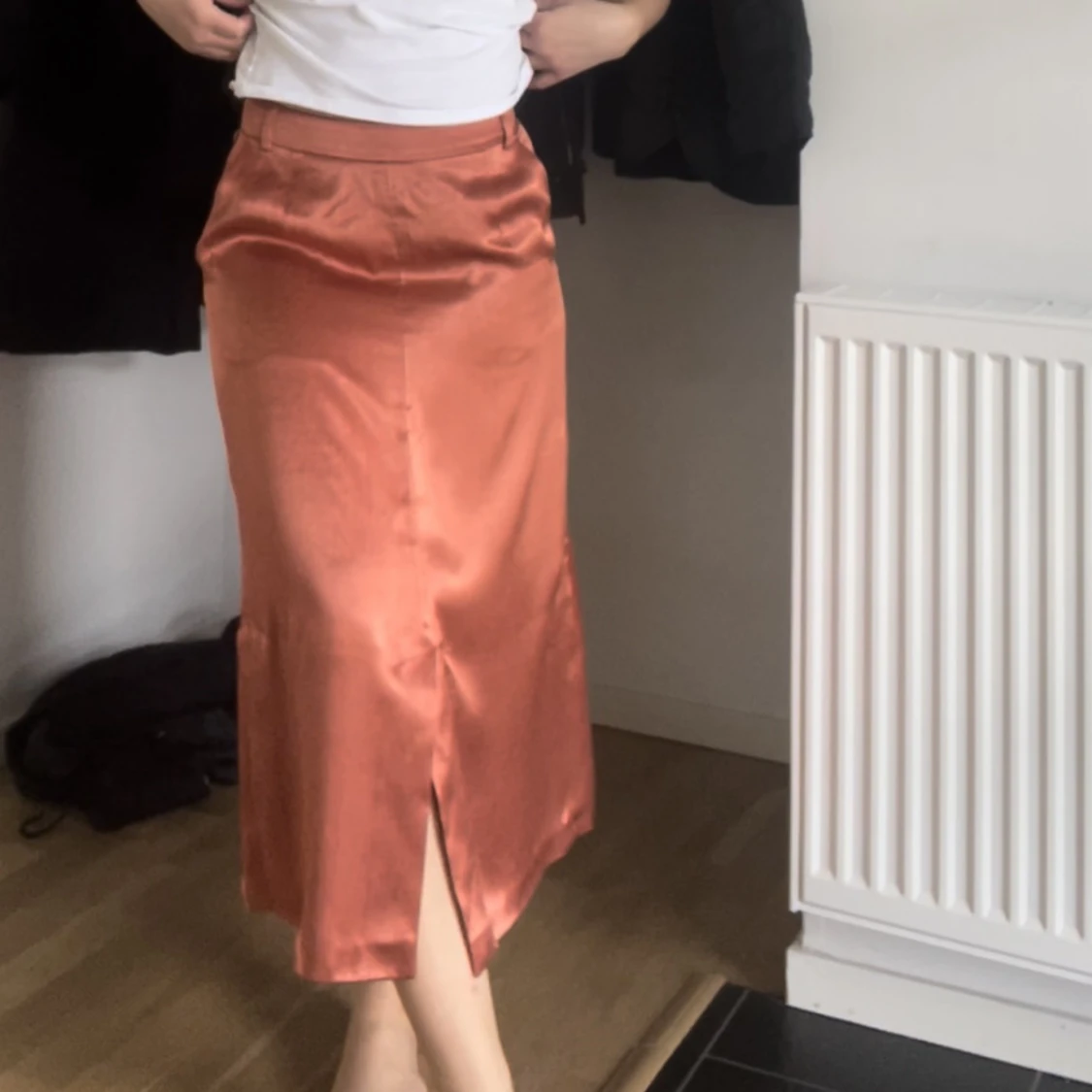 Koppar-orange vintage kjol  - 90