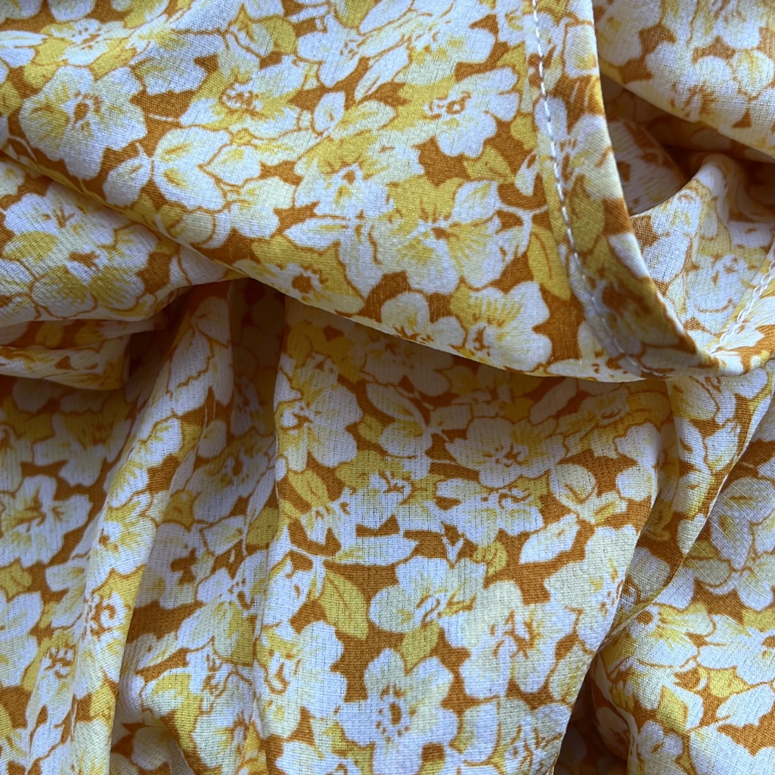 Gul volang klänning  - 91