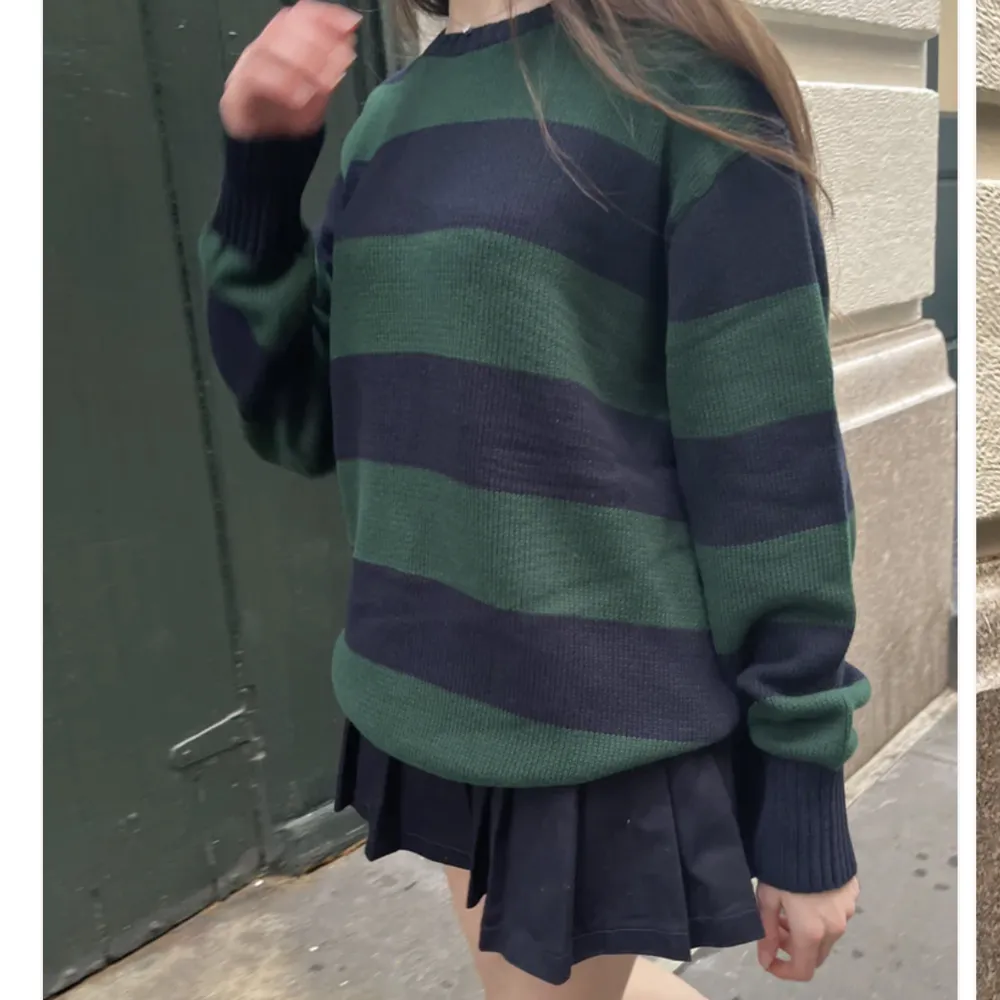 Intressekoll på min Brianna/Tate sweater från Brandy Melville, den är i strl one size men är oversized.  💞 skriv privat för frågor. Stickat.