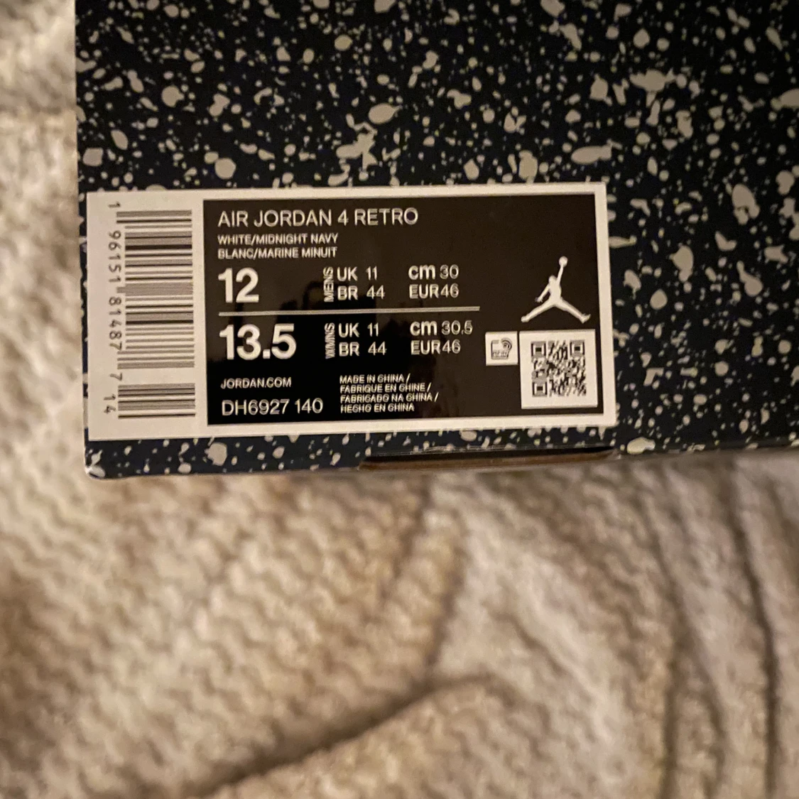 Jordan 4 midnight navy  - 91