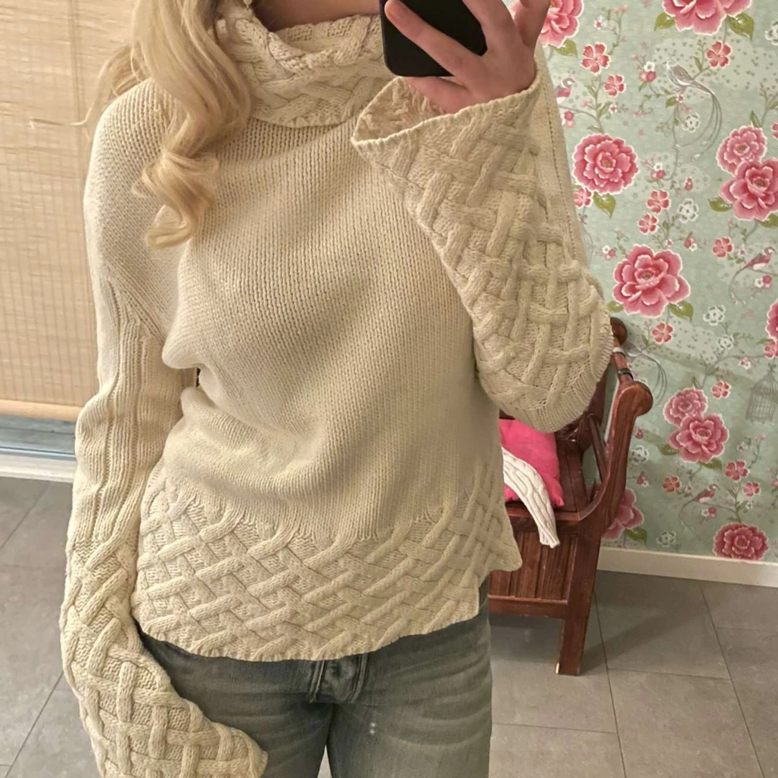 Stickad tröja - 90