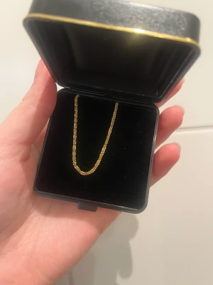 Halsband  - Superfin guldig kedja från Edblad, använd vid ett speciellt tillfälle, och väldigt fint skick.  Köptes för 399 kr och jag säljer den nu för 250 kr 