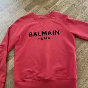 Säljer balmain sweatshirt  Size M Bra skick endast litet litet hål men syns ej vid användning