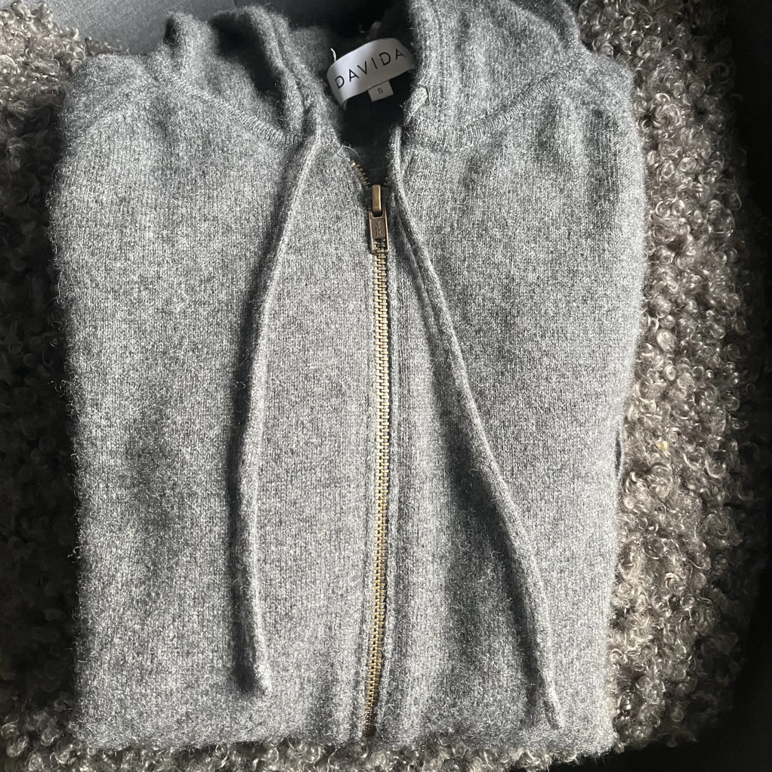 Kashmir zip hoodie
