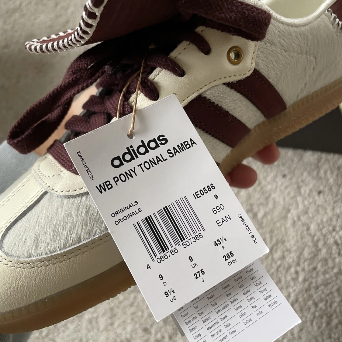 Adidas samba wales bonner pony tonal - 91