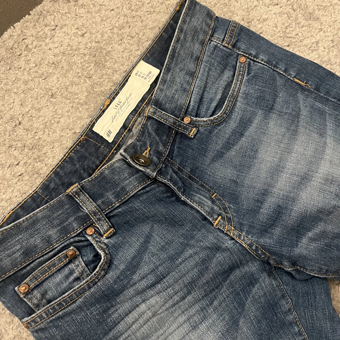 Lågmidjade jeans - 90
