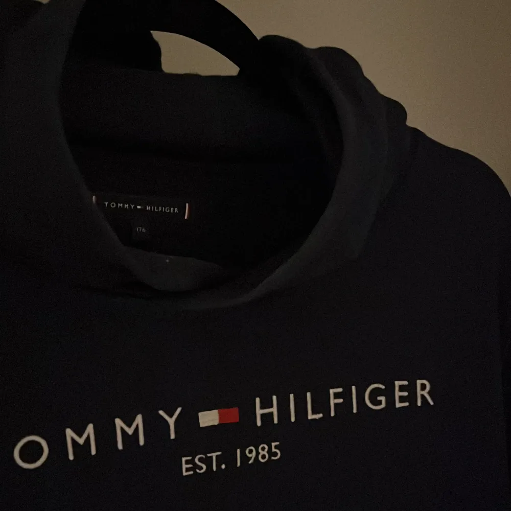 Säljer min Tommy hilfiger tröja som ja inte använder längre då jag vuxit ur den... Hoodies.