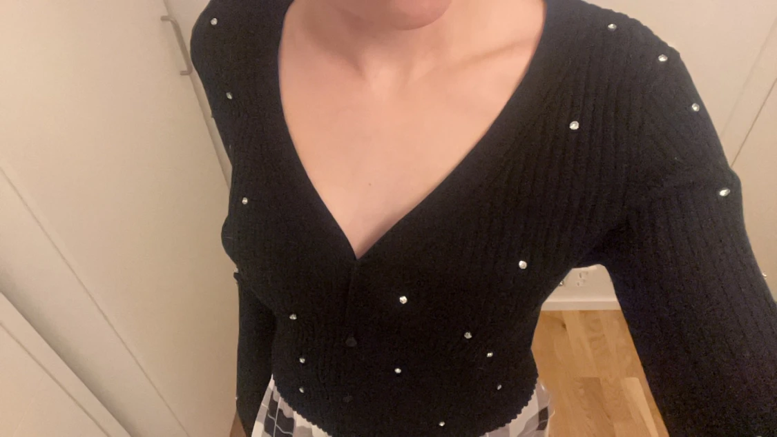 Svart kofta från hm - 90