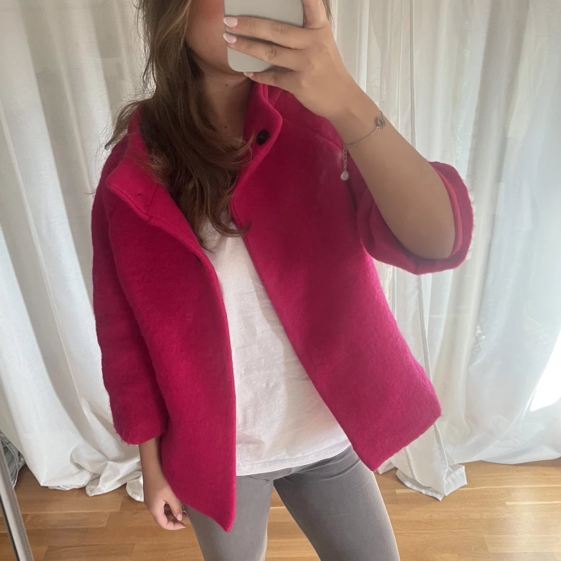 Trekvartsärmad jacka😍