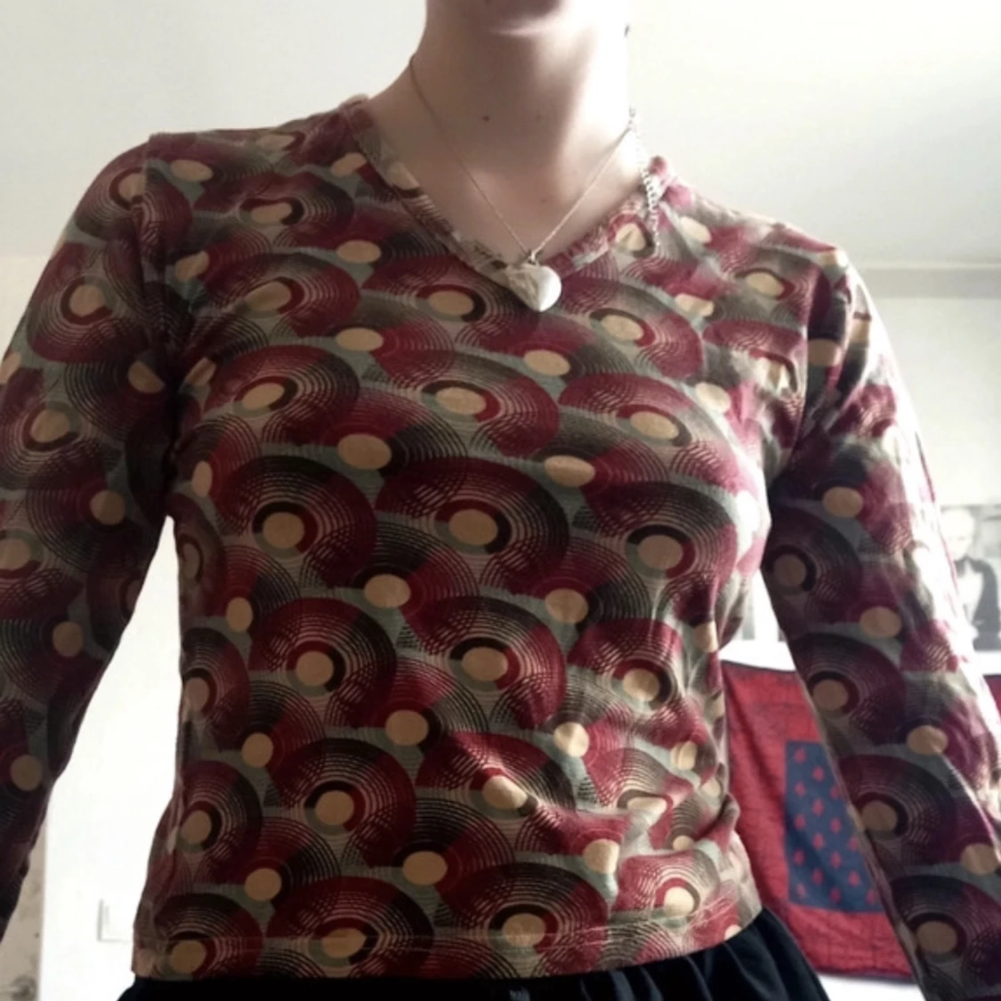 Häftig tröja med unikt mönster  - 90